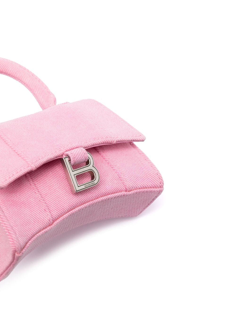 Balenciaga mini Hourglass denim tote bag - Image 4