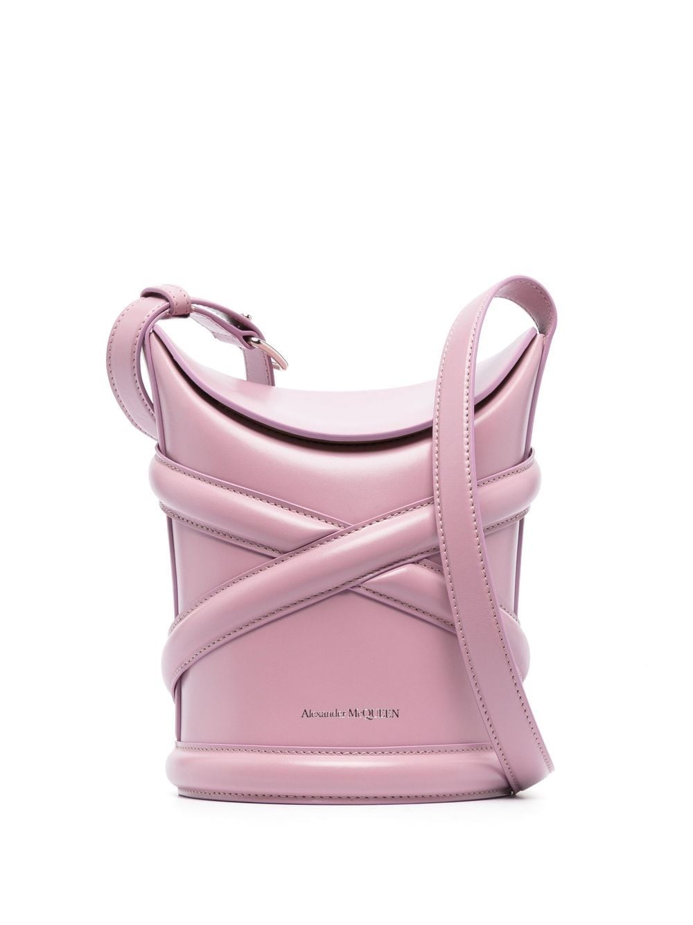 Alexander McQueen pipe-detail bucket bag