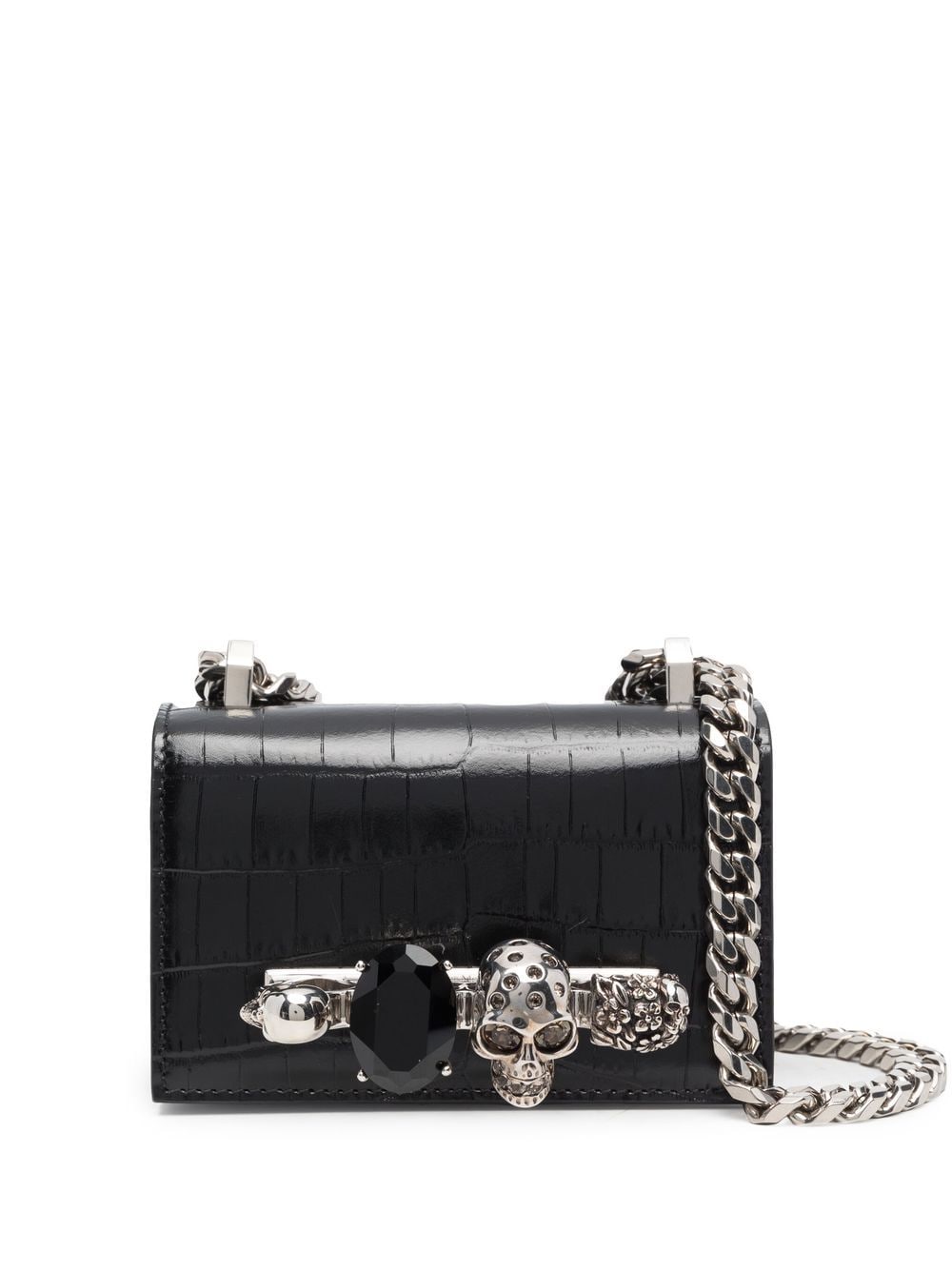 Alexander McQueen mini jewelled satchel
