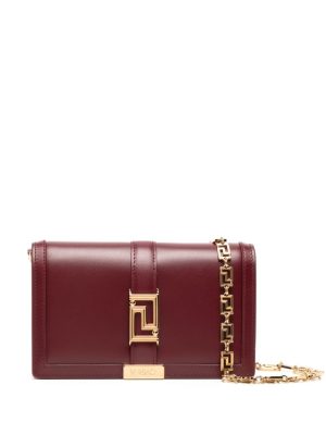 Versace Greca Goddess leather mini bag