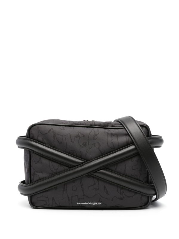 Alexander McQueen The Harness zipped camera bag