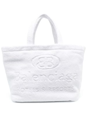 Balenciaga Jumbo logo-debossed tote bag
