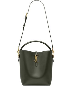 Saint Laurent Catherin logo-plaque leather bag