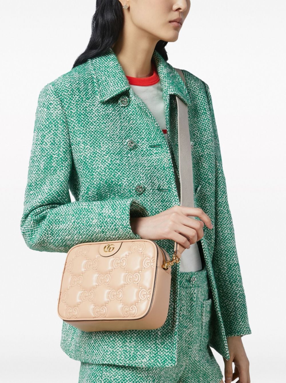 Gucci small GG matelassé shoulder bag - Image 2