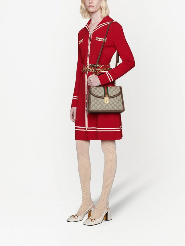 Gucci small Ophidia Web top-handle bag - Image 2