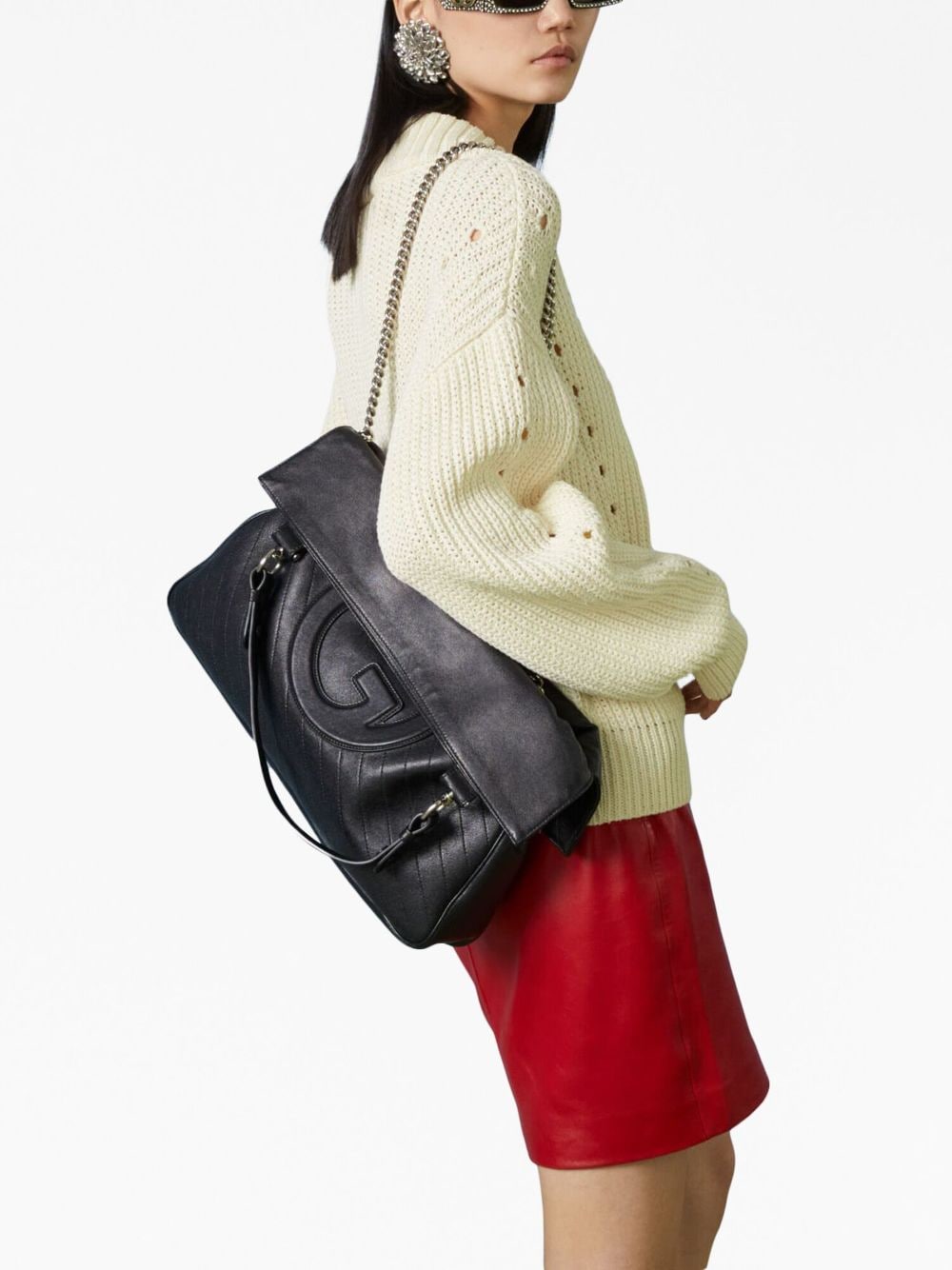 Gucci Interlocking G leather tote bag - Image 2