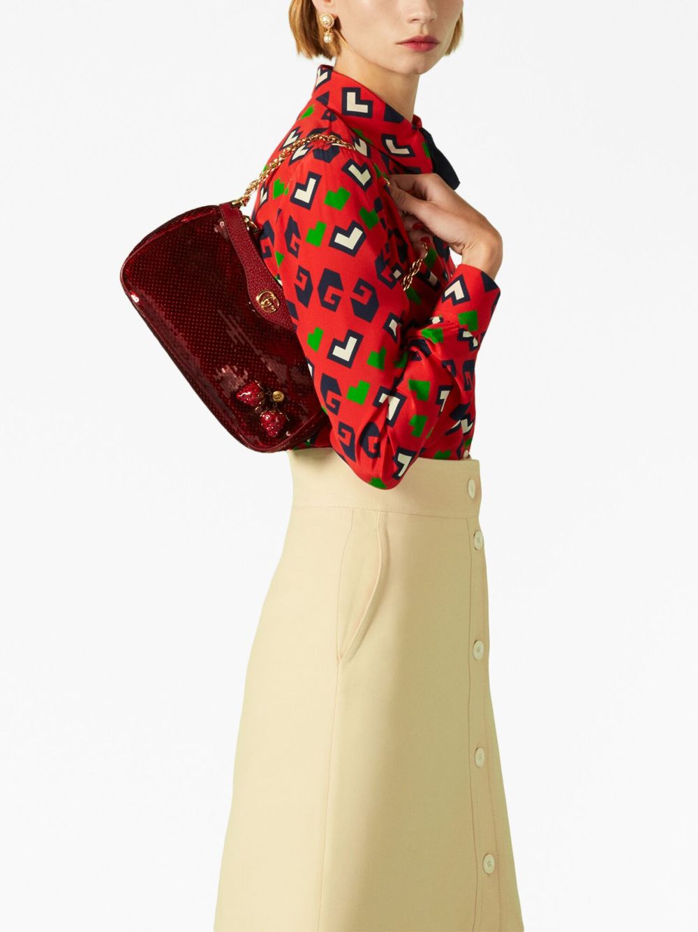 Gucci small Ophidia sequinned shoulder bag - Image 3