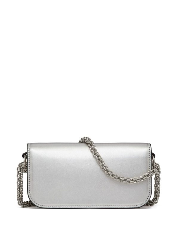 Valentino Garavani small Locò metallic shoulder bag - Image 4