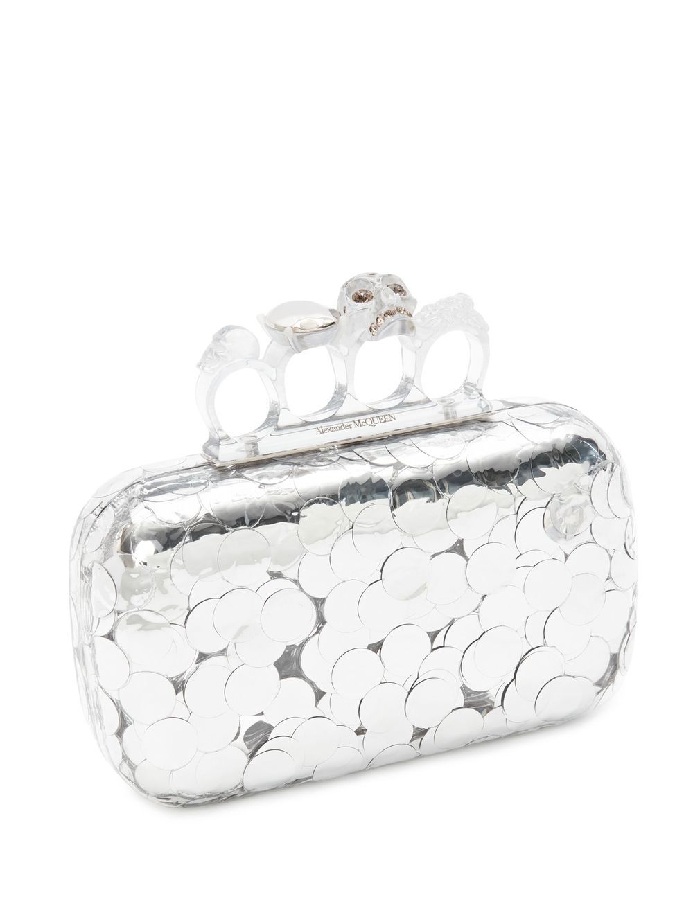 Alexander McQueen skull four-ring clutch bag - Image 3