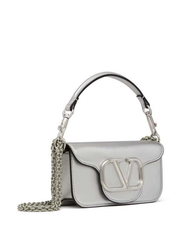 Valentino Garavani small Locò metallic shoulder bag - Image 3