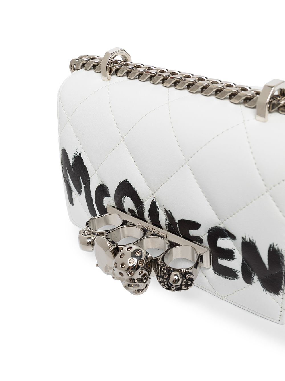 Alexander McQueen mini jewelled satchel - Image 4