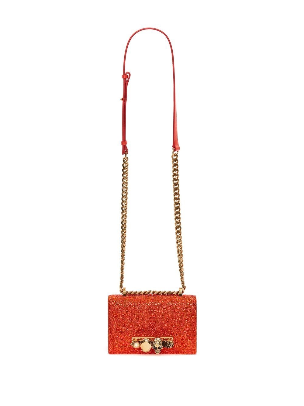 Alexander McQueen mini jewelled knuckleduster satchel - Image 5