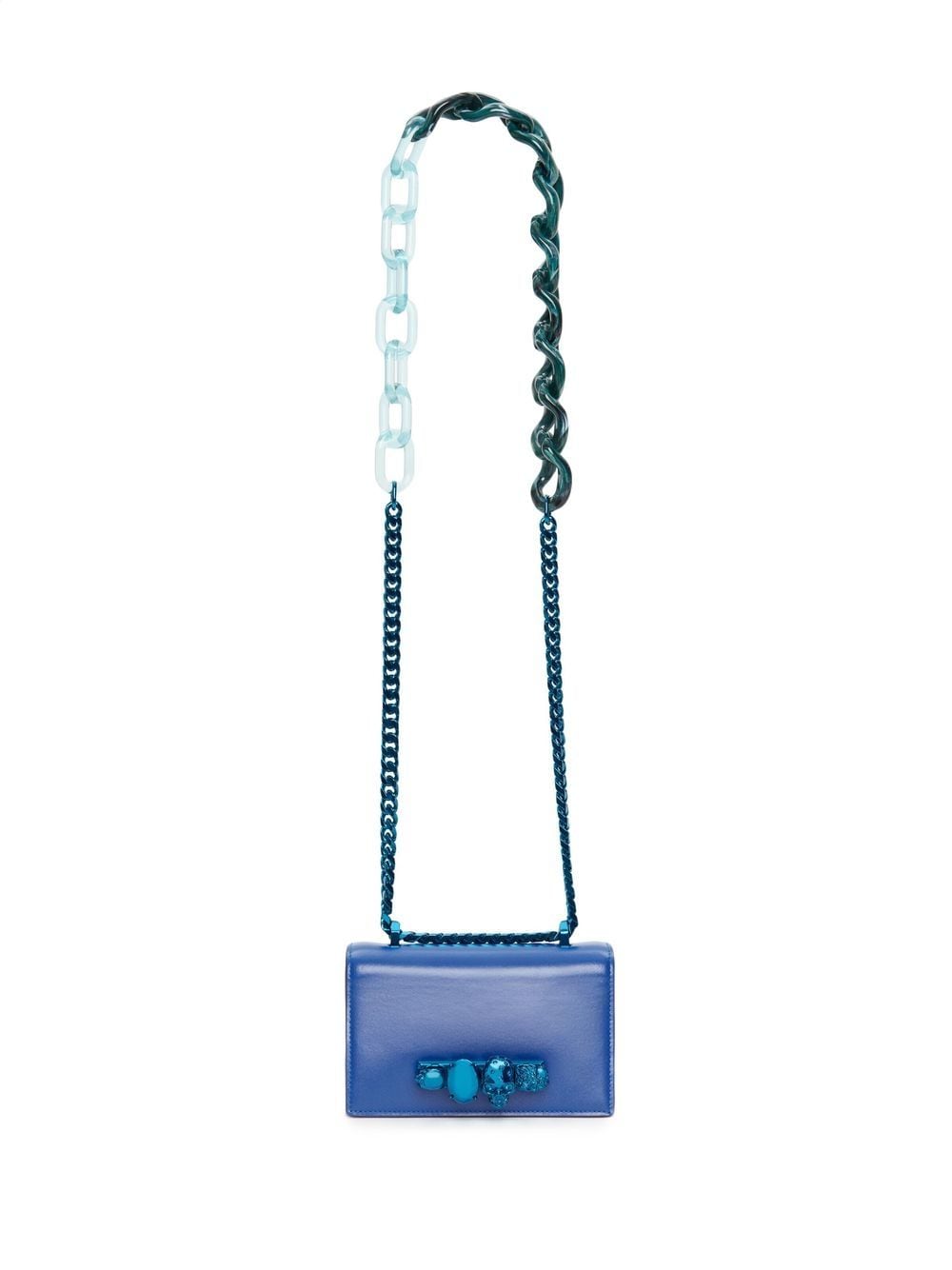 Alexander McQueen mini Jewelled skull satchel bag - Image 5