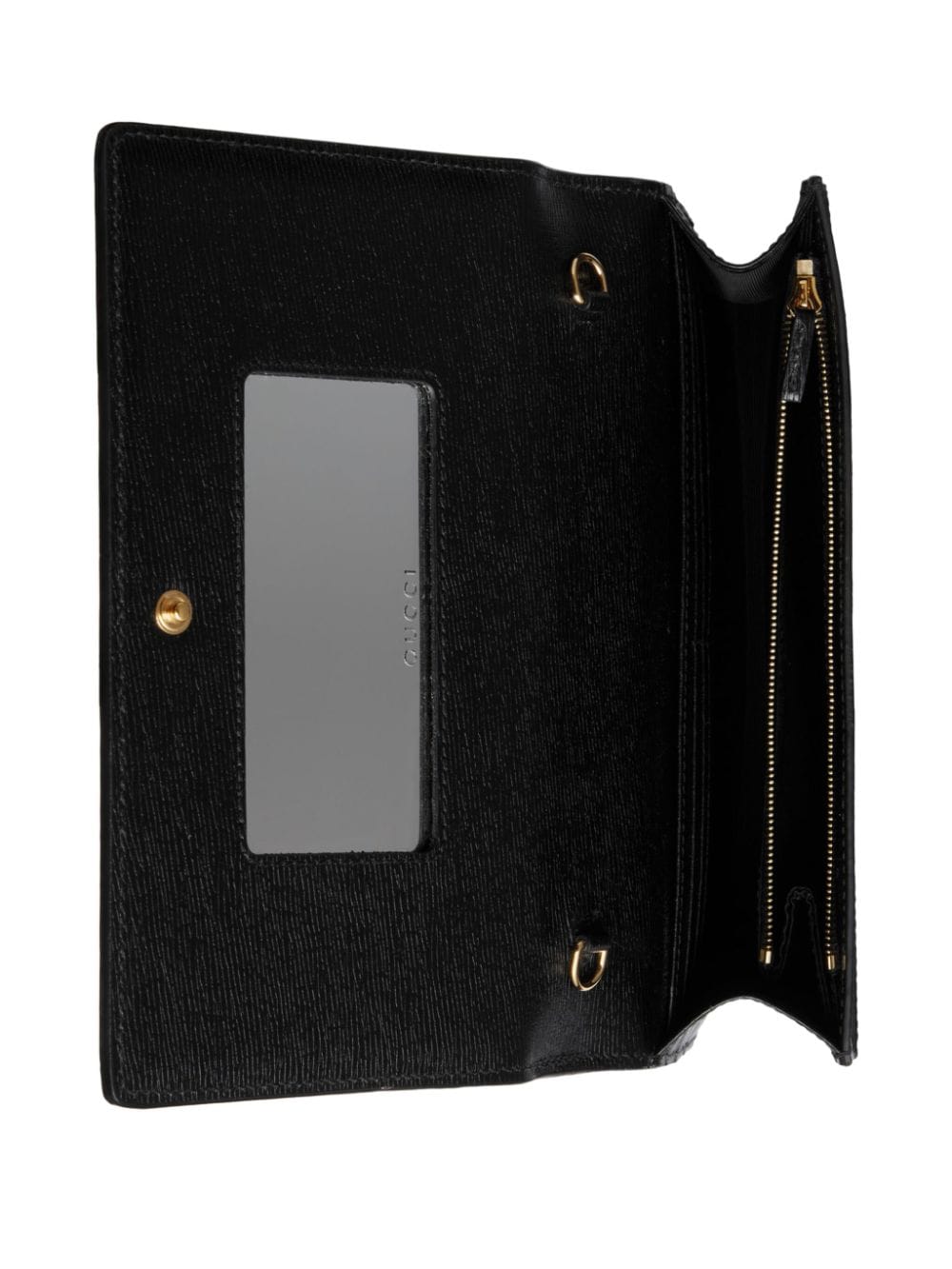 Gucci logo-lettering leather shoulder bag - Image 6