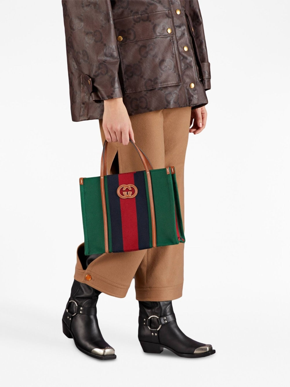 Gucci small Interlocking G tote bag - Image 7
