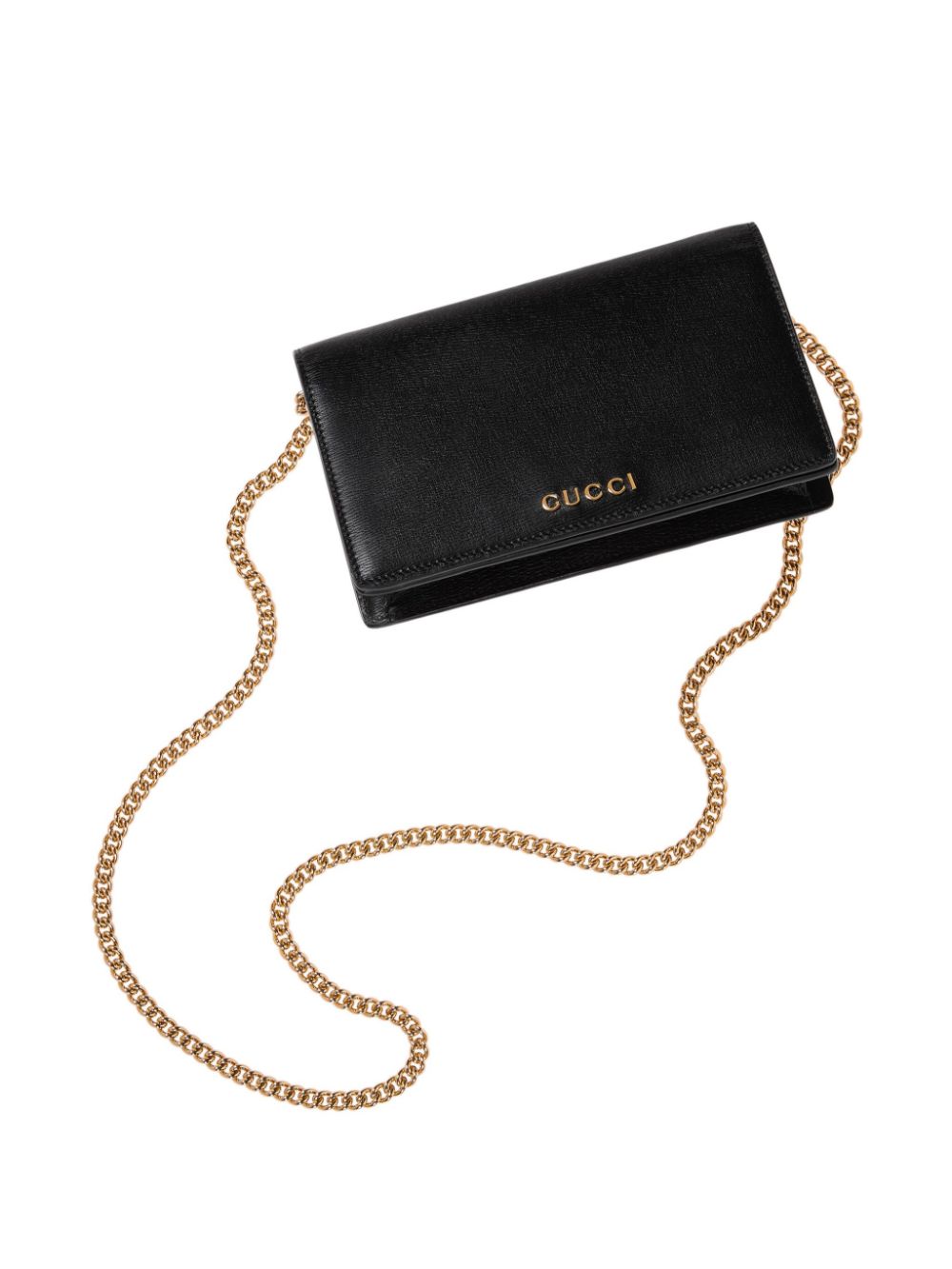 Gucci logo-lettering leather shoulder bag - Image 7