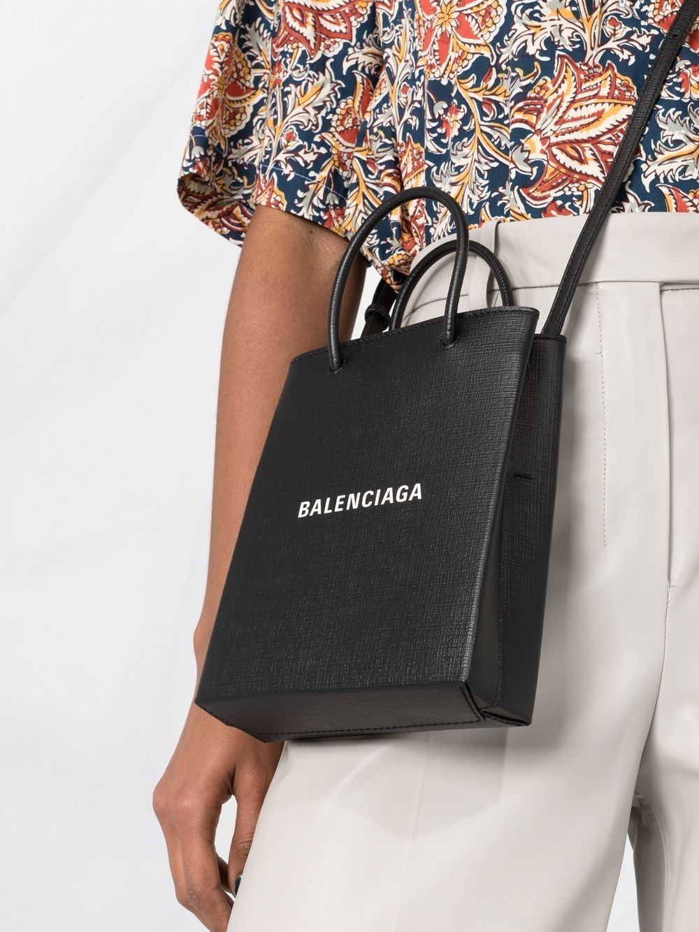 Balenciaga logo-print tote bag - Image 3