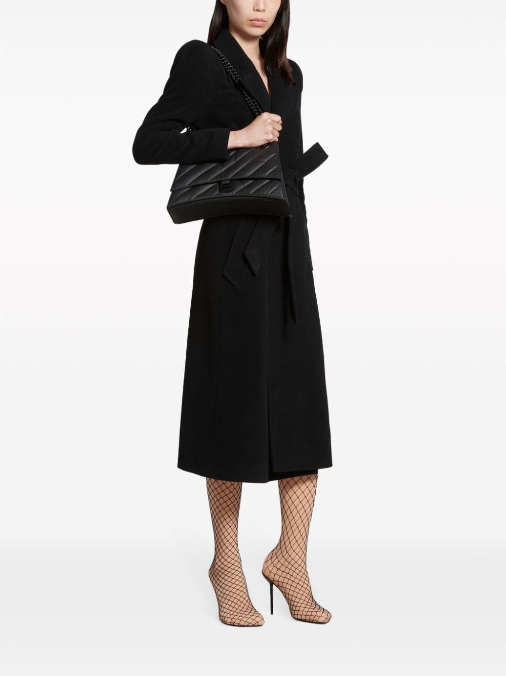 Balenciaga medium Crush chain-strap quilted shoulder bag - Image 2